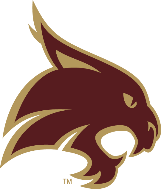 Texas State Bobcats logos iron-ons